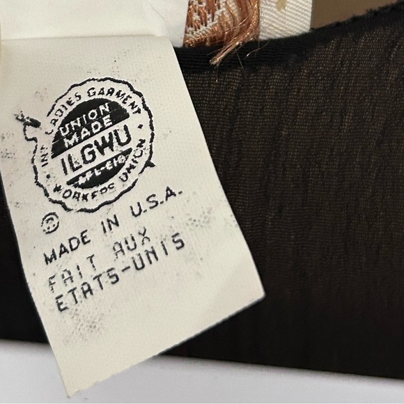 Vintage Sheer Swimsuit Cover-Up Sand Dollar Whimsigoth Mesh Lingerie Robe M USA - Picture 4 of 5